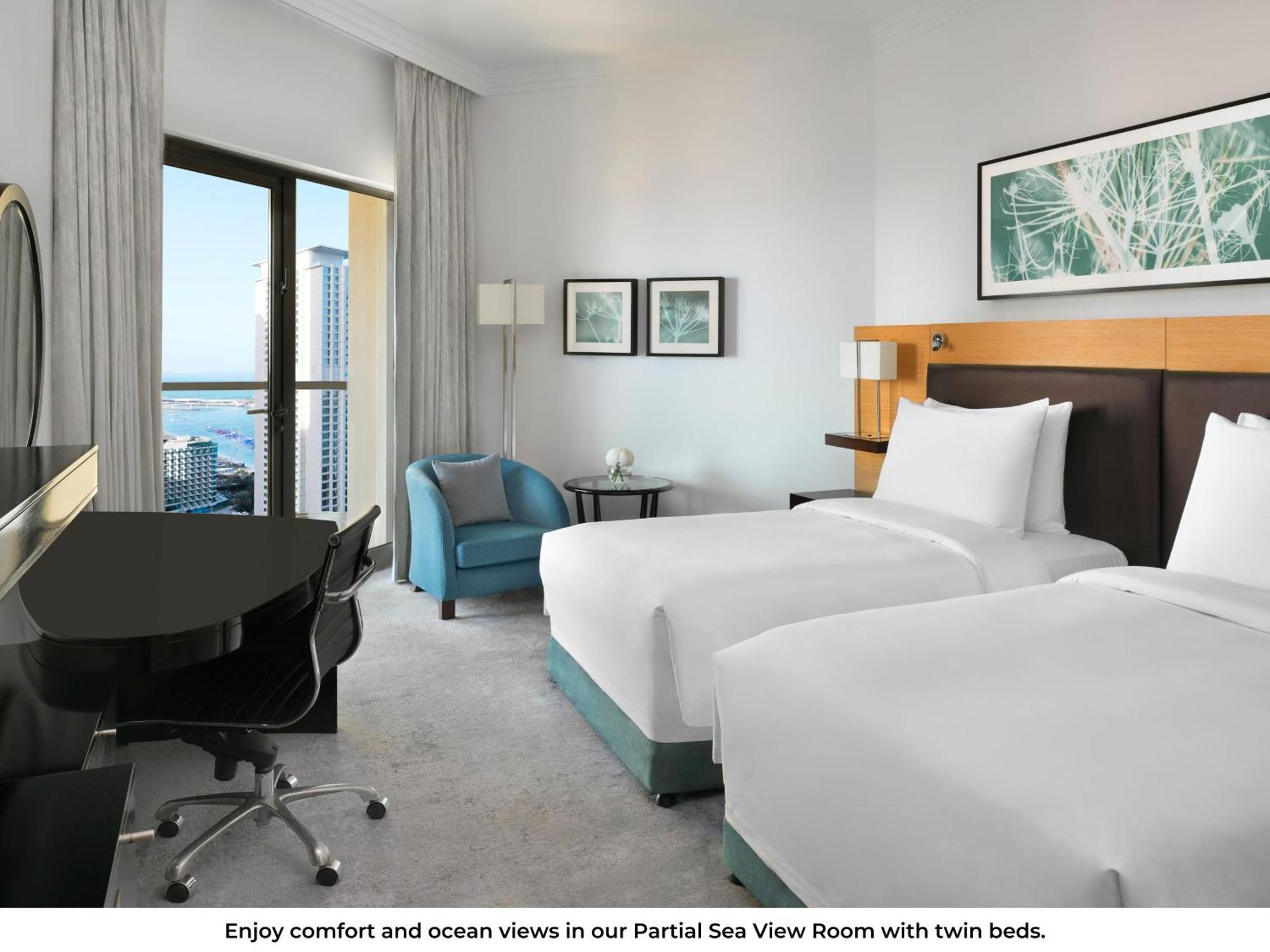 Moevenpick Hotel Jumeirah Beach Дубай Екстериор снимка Partial Sea View Room